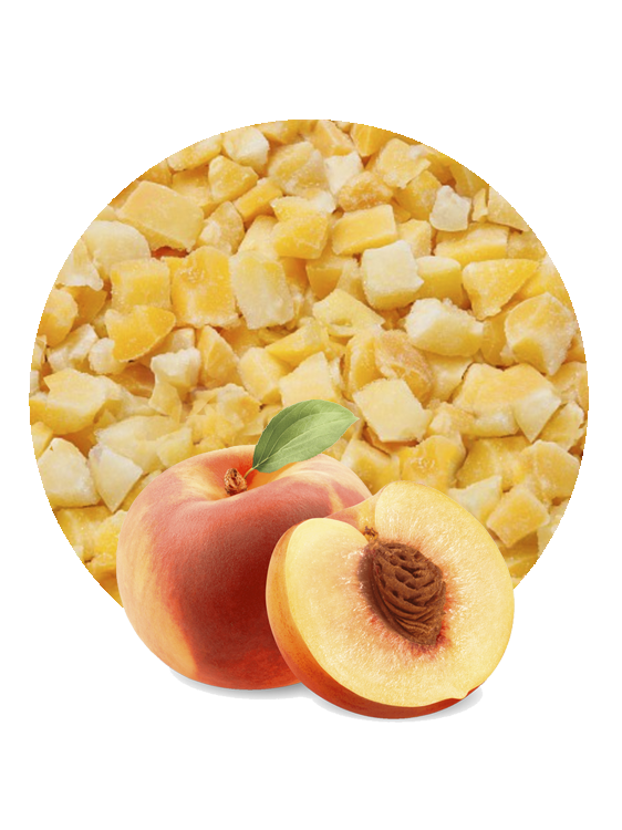 Peach IQF cubes-image- 1